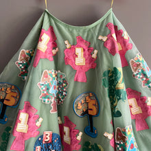 Bespoke printed tutu with number tree transfers.