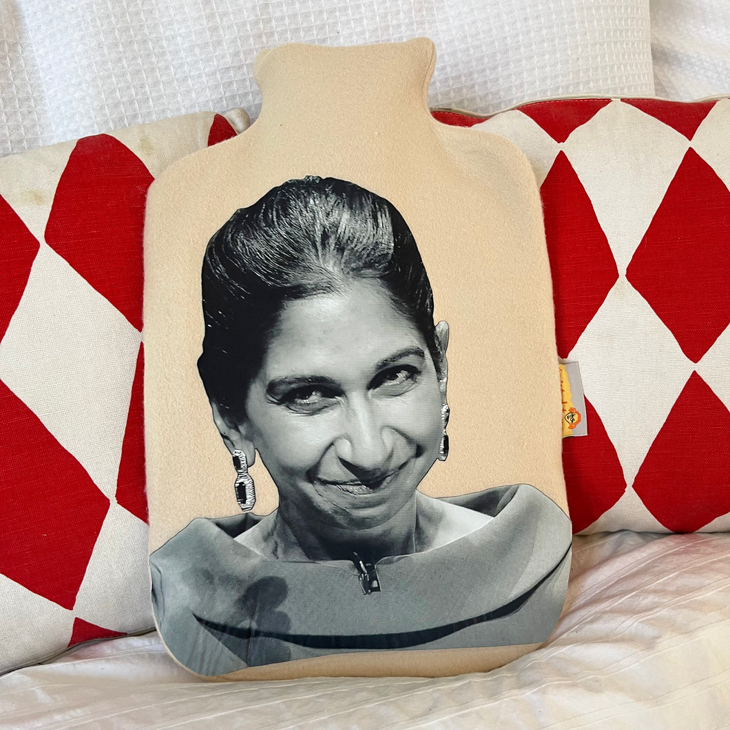 Suella Braverman political hot water bottle cover