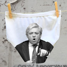 John Bercow's face on adult Political Pants