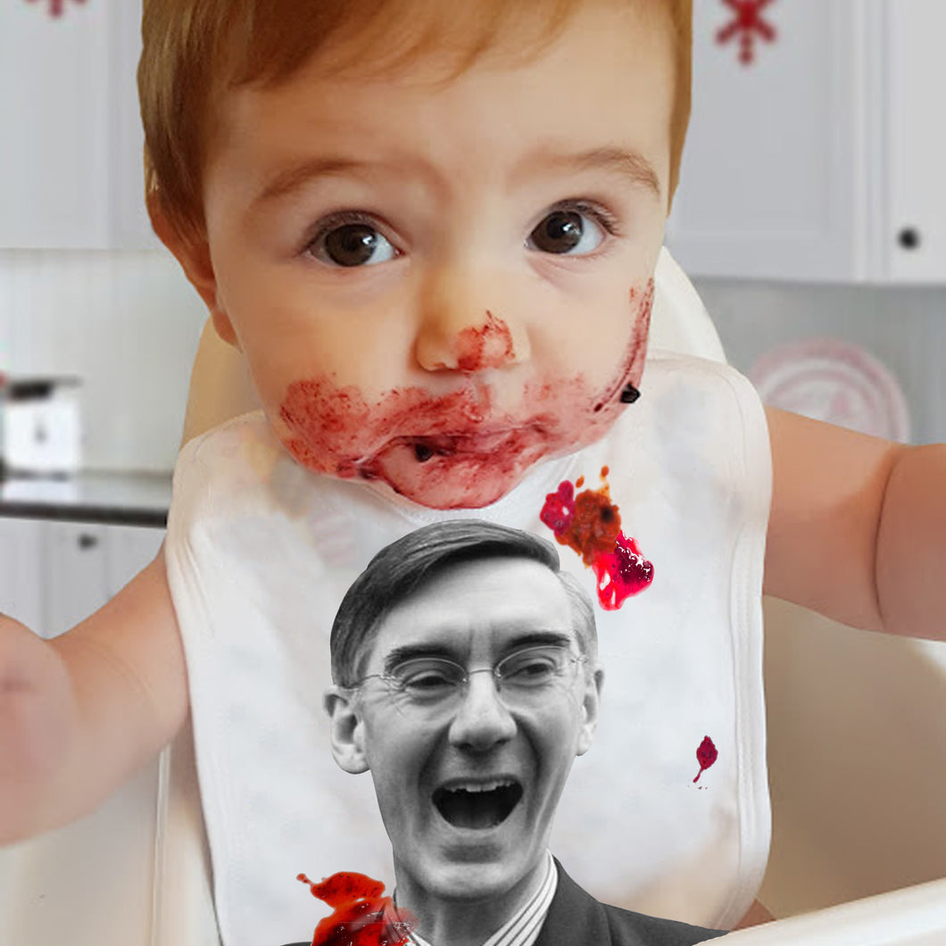 Mogg political baby bib