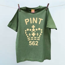 Range of single Pint organic cotton t shirts for men and women