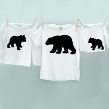 Matching Bear and Cub t-shirt set for daddy and child