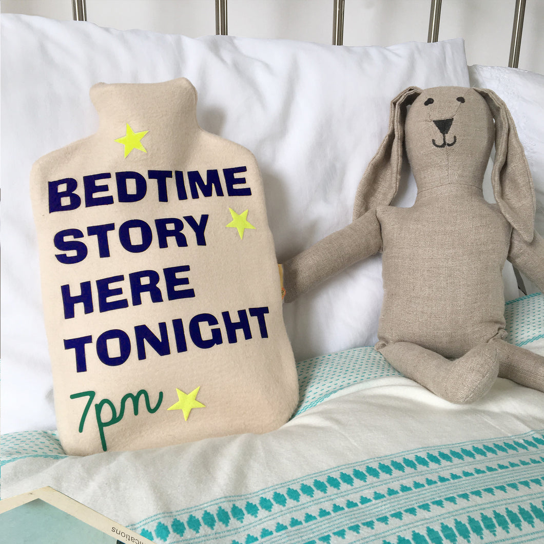 Child's Bedtime Story hot water bottle