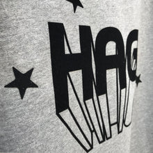 Entire Hag range  - black flock on grey organic clothing