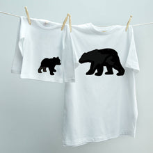 Matching Bear and Cub t-shirt set for daddy and child