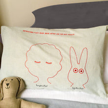 Pillowcase for a child and their favourite toy - Bunny and Me