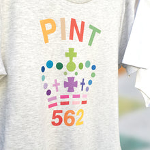 Single rainbow Pint organic cotton t shirt