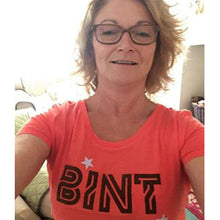 Bint slogan ladies t shirt for outstanding old women
