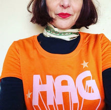 'Hag' ladies slogan t shirt for glorious old biddies