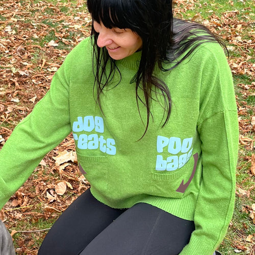 Dog Walker's bespoke M&S jumper