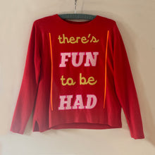 'There's Fun to be Had' bespoke jumper