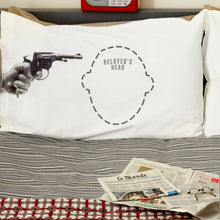 Funny 'Gun to the head' printed Headcase pillowcase