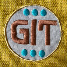 GIT iron-on clothes patch
