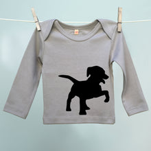 Father and Child Dog and Puppy t shirt animal set.