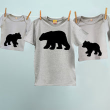 Matching Bear and Cub t-shirt set for daddy and child
