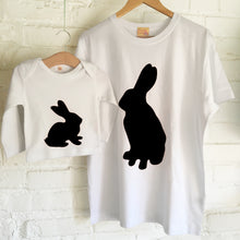 Easter bunny child's organic t shirt