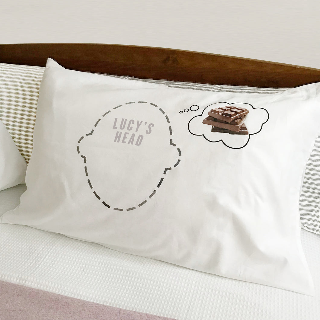Chocoholic dream bubble Headcase pillowcase