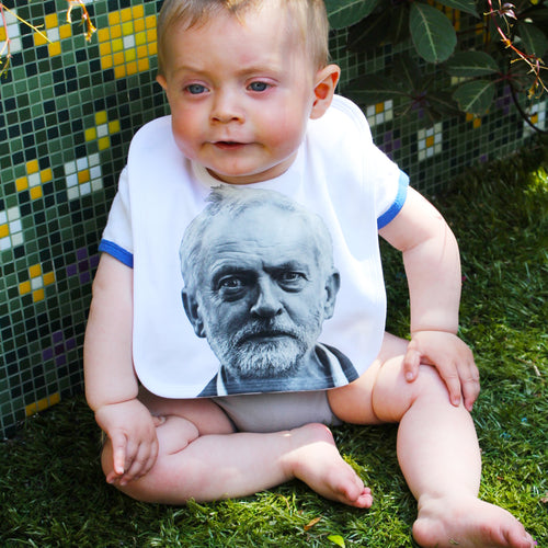 Jeremy Corbyn political baby bib