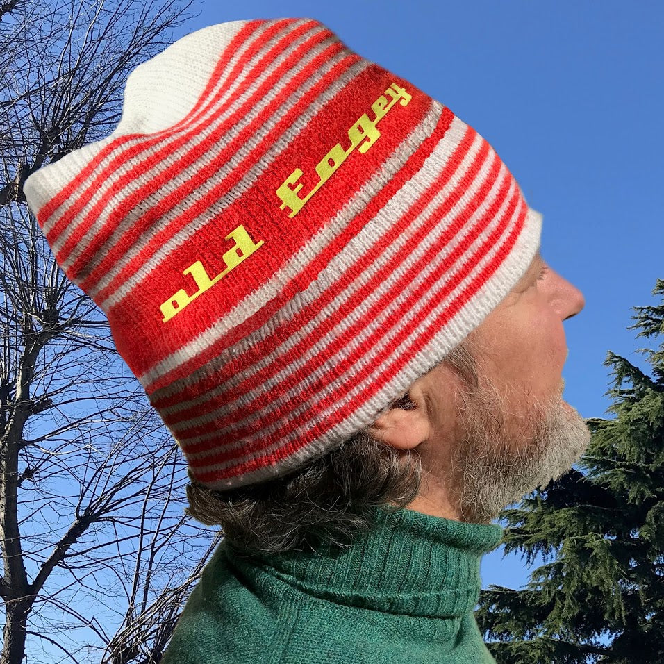 SOLD - bespoke Old Fogey ski hat