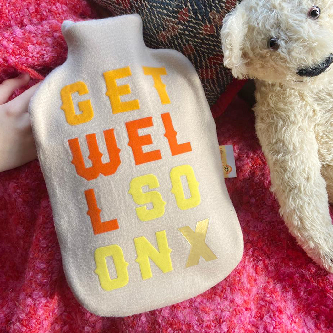 Get Well Soon hot water bottle