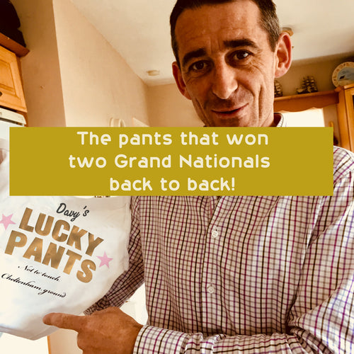 Davy Russell's Lucky Pants for horse races, exams, interviews, first dates etc.