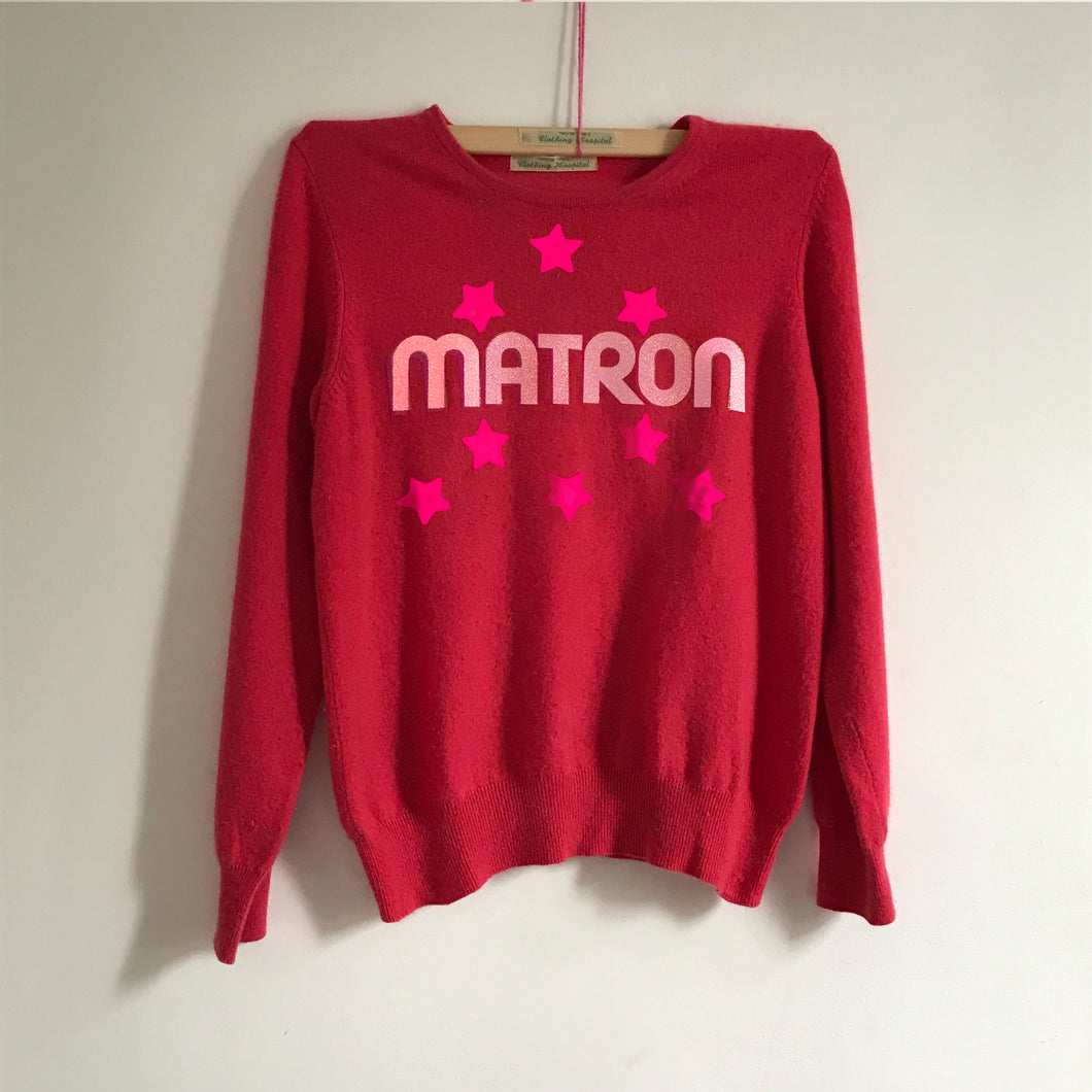 Matron cashmere up-cycled jumper