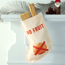 No Fruit Christmas stocking