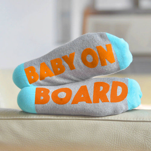 Baby on Board 'Feet Up' socks for pregnant mums and mums-to-be