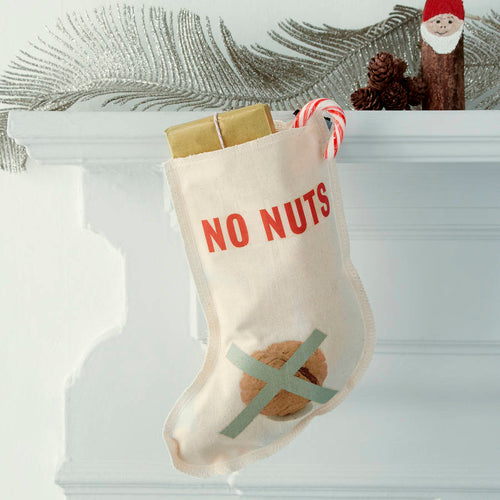 No Nuts Christmas stocking