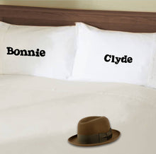 Funny bespoke celebrity couple pillowcase sets