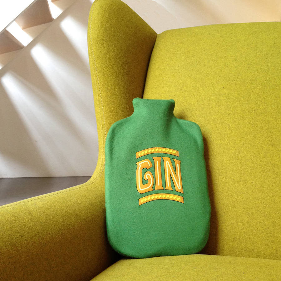 Funny 'Gin' Hot Water bottle