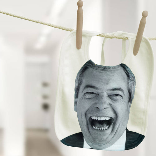 Nigel Farage political baby bib