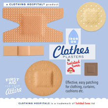 Plaster Patches- iron on fabric plasters to mend clothing