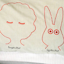 Pillowcase for a child and their favourite toy - Bunny and Me