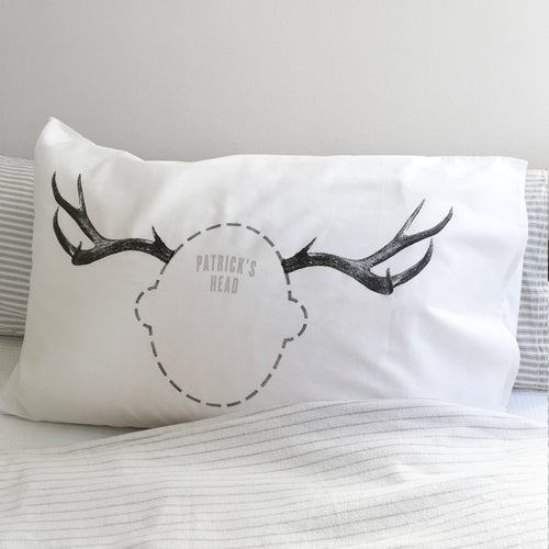 Antler Headcase pillowcases for Stags and Reindeer lovers