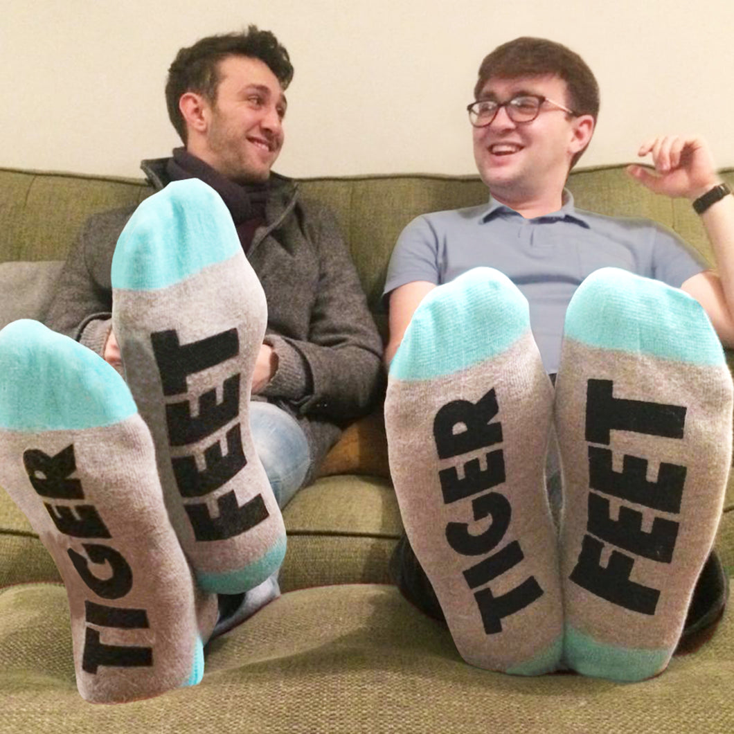 'Tiger Feet' socks for toe-tapping groovers